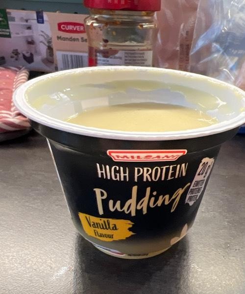 High protein pudding vanille