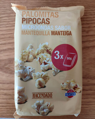 Pipocas microondas sabor manteiga