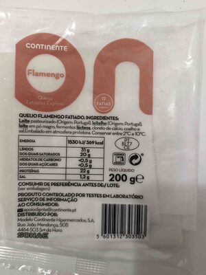 Queijo Flamengo Fatiado