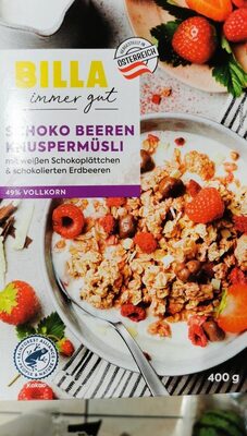 Billa Schock Beere Knuspermüsli