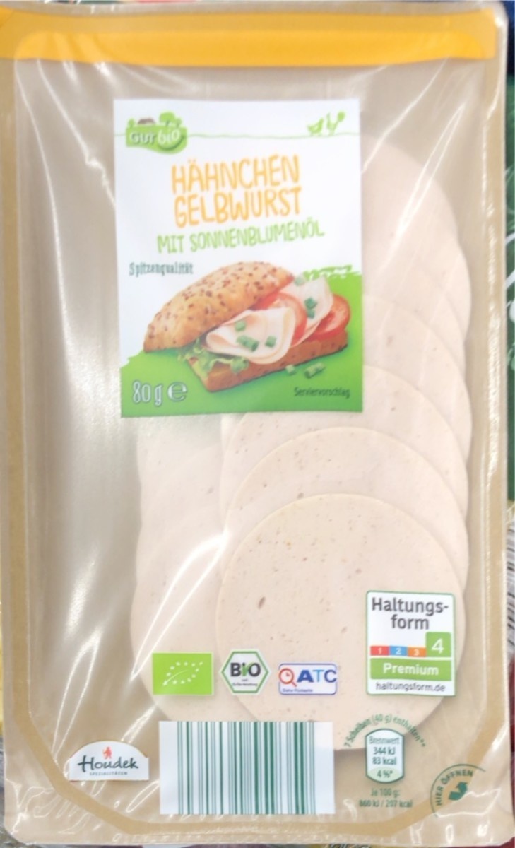 Bio-Hähnchen Gelbwurst