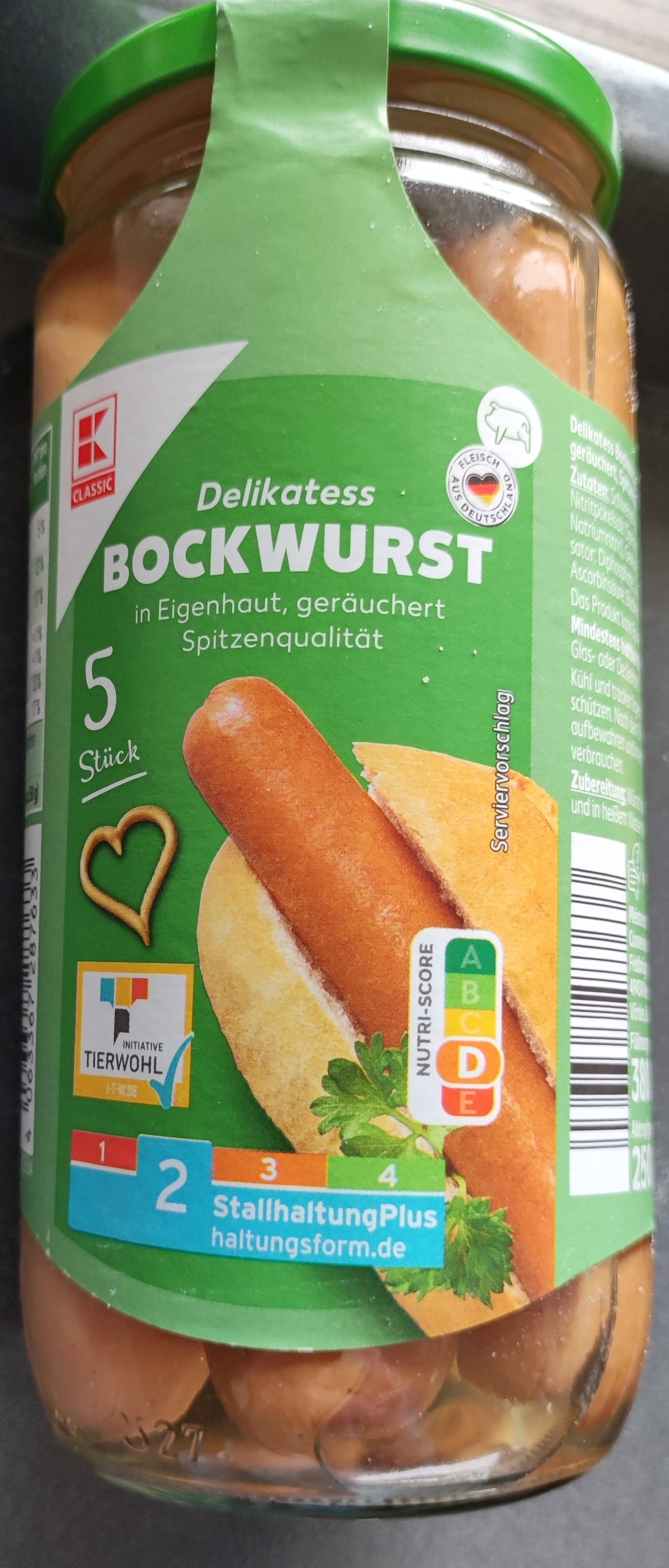 Bockwurst im Glas