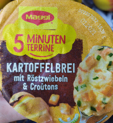 5 Minuten Terrine - Kartoffelbrei mit Röstzwiebeln & Croûtons