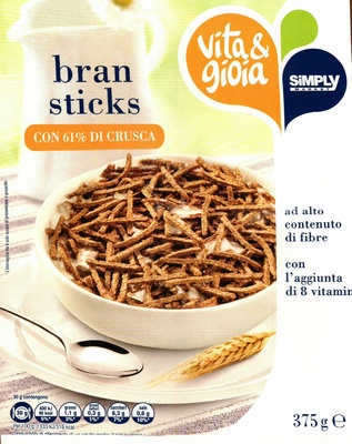 Bran sticks con 61 % di crusca