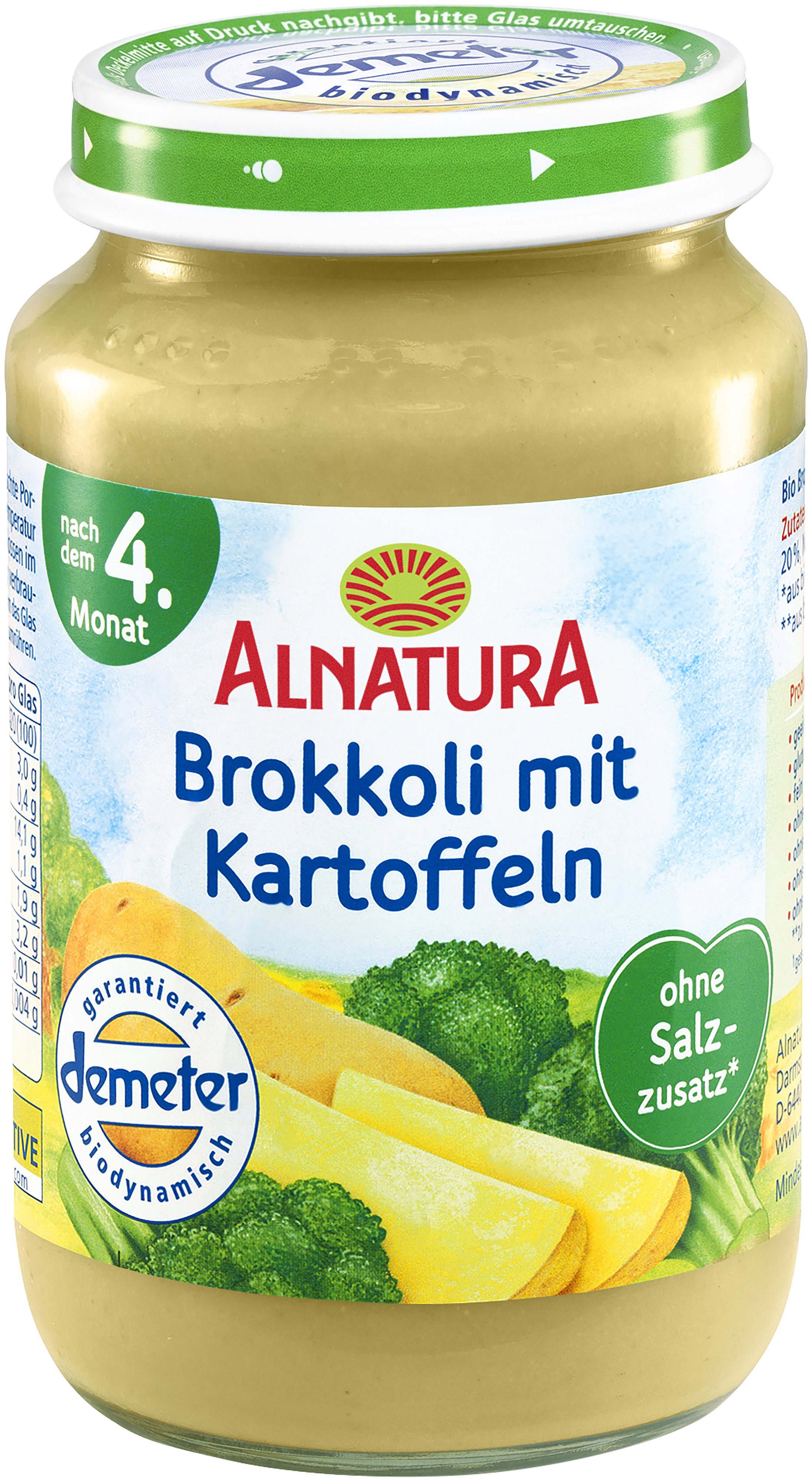 Brokkoli mit Kartoffeln (ab 4. Monat)