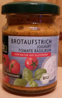 Brotaufstrich Joghurt Tomate Basilikum