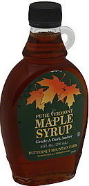 100% Pure Vermont Maple Syrup Grade A Dark Color Robust Taste