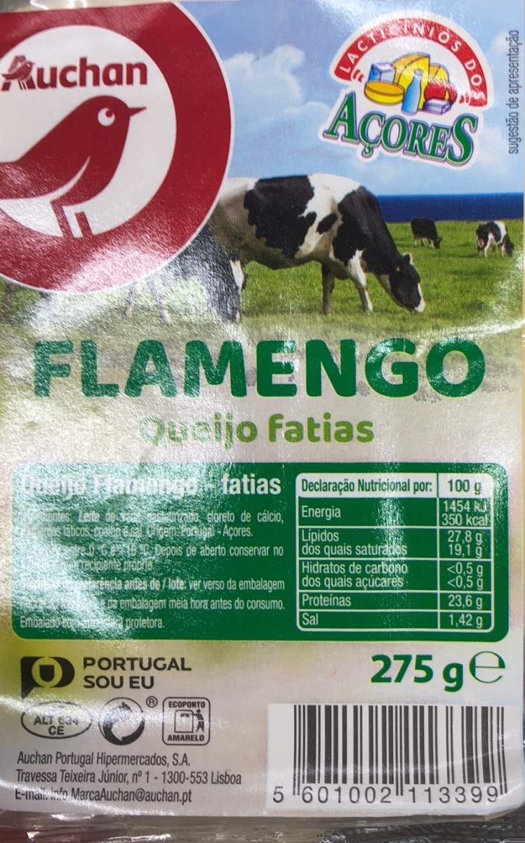 Flamengo Queijo fatias